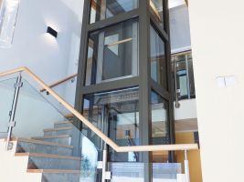 Steel elevator shaft